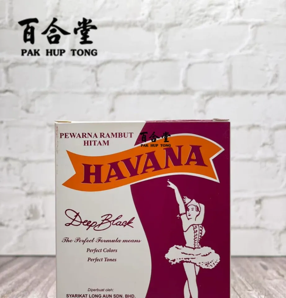 HAVANA DEEP BLACK HAIR DYE ((2 X 28ML)) Lazada Lazada