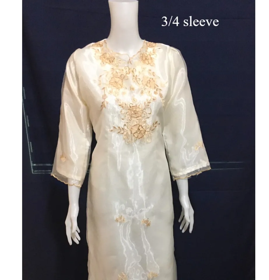 Women s Burial Barong Dress Funeral with Freebies Lazada PH