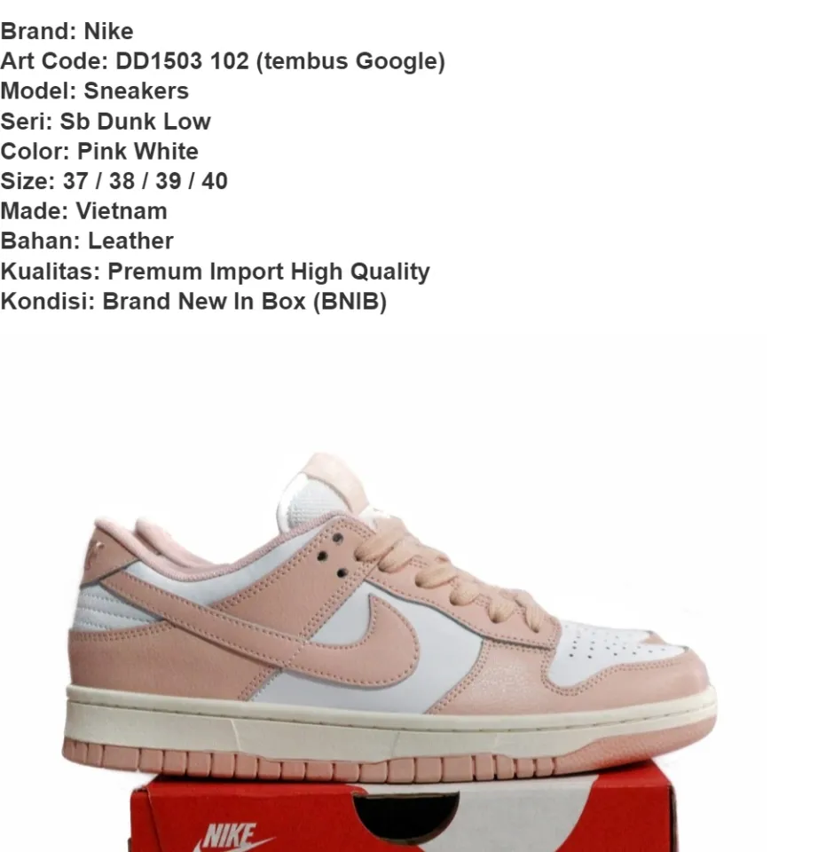 Nike Air Nike Dunk Mid 2016 Sepatu Sneakers Wanita Women Nike Sb