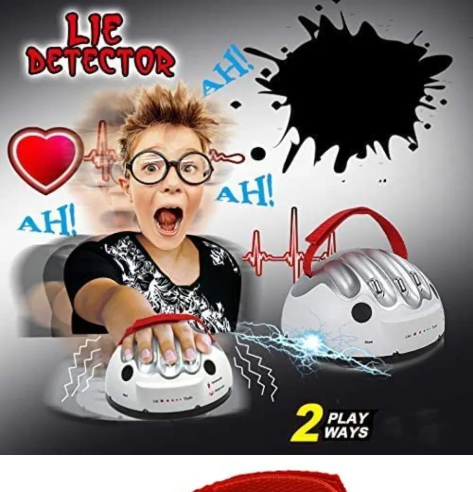 2 Play Ways Upgrade Micro Electric Shocking Lie Detector, Tricky Test Truth  Or Dare Game Party Analyzer | Lazada PH