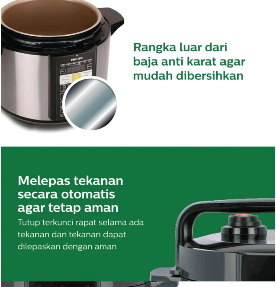 Philips Computerized Electric Pressure Cooker HD2136/65 (DIJAMIN