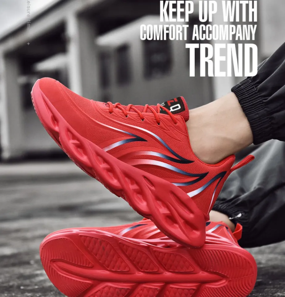 Black And Red Sports Shoes COD）World Balance Men's Rubber Shoes