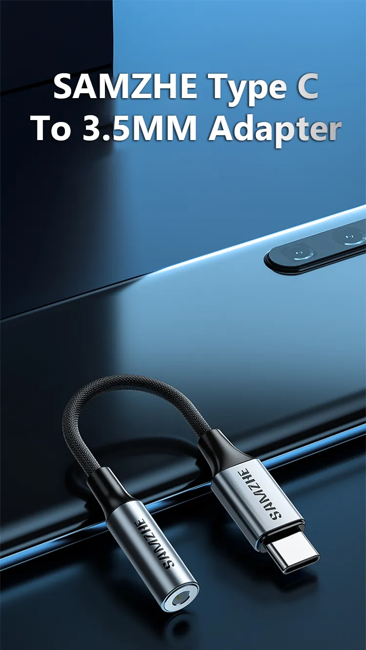 Samzhe USB-C to 3.5mm DAC Audio Adapter 1 <ul style="list-style: disc; margin-left: 10.0px;"> <li>Please refer to the description for Devices Compatibility</li> </ul>