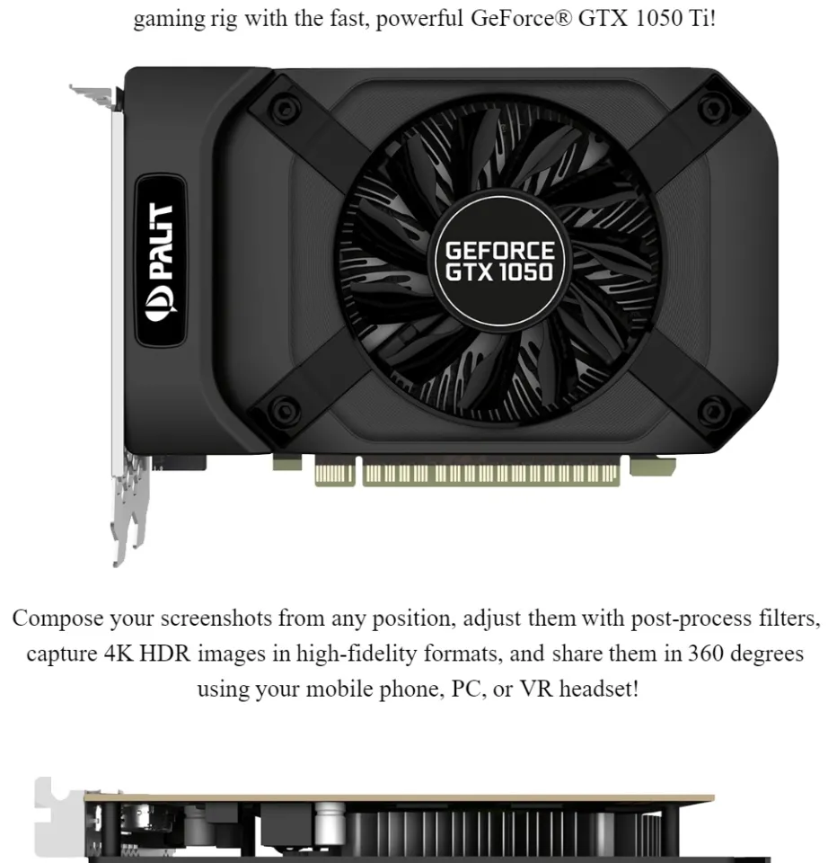 PCパーツ Palit GEFORCE GTX1050Ti Amazon | Palit NVIDIA GeForce GTX1050Ti 4GB STORMX