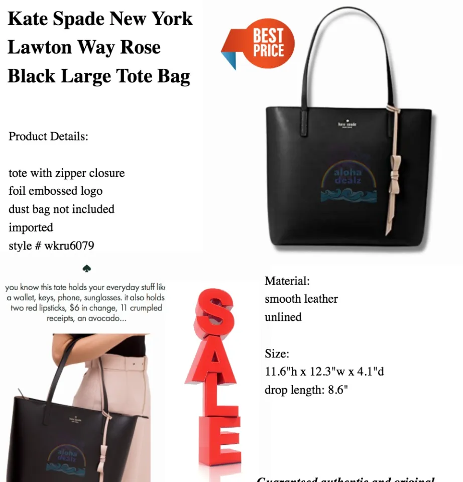 Lawton way rose tote kate spade best sale