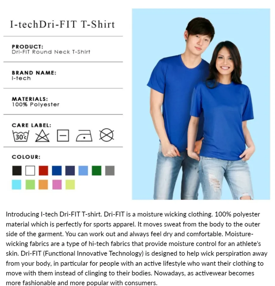 iTech Drifit Plain T Shirt Dri fit Shirt for men Drifit Shirt for women NEON GREEN Lazada PH