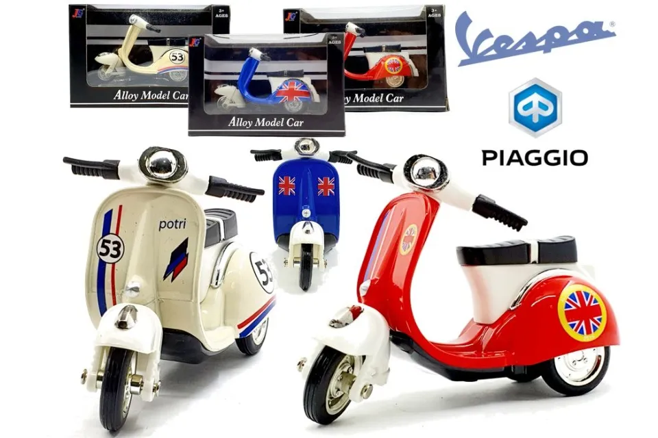 Vespa ミニカー 6台セット 1/18 スケール 1/18 Vespa set of 6 1/18 Vespa set of 6 Vespa ミニカー 6台