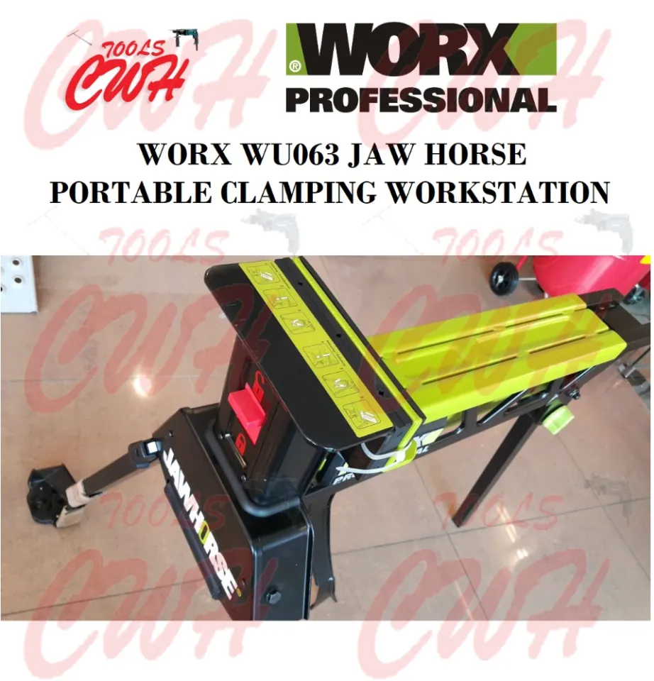 WORX WU063 JAWHORSE PORTABLE CLAMPING WORK WORKSTAND WORKSTATION