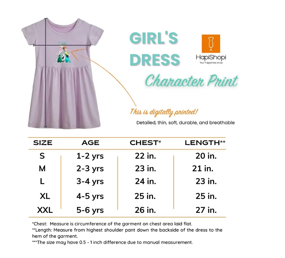 2 years old girl dress clearance size