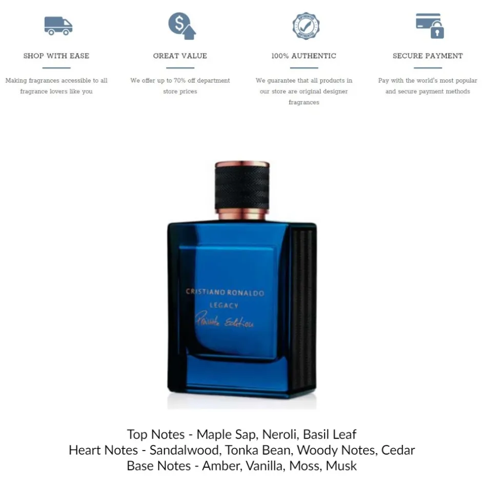 Cristiano Ronaldo Legacy Private Edition EDP for Men (100ml) Eau