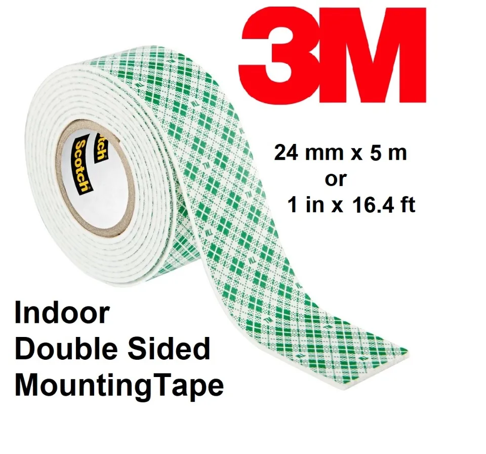 Double Sided Foam Tape 18mm x 5m Crocodile Bonding Mounting Double Adhesive  Green 3/4 inches x 16.4
