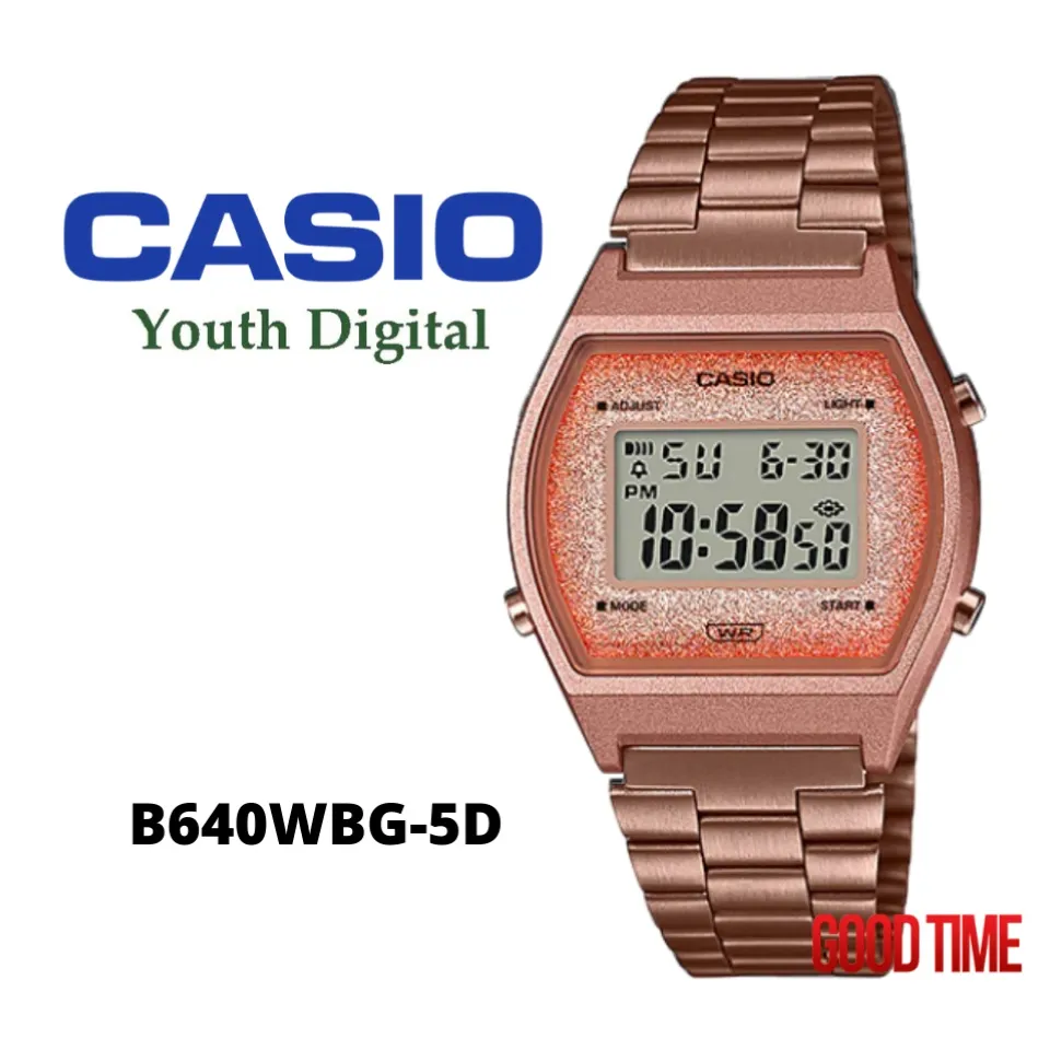 Jam tangan casio rose hot sale gold