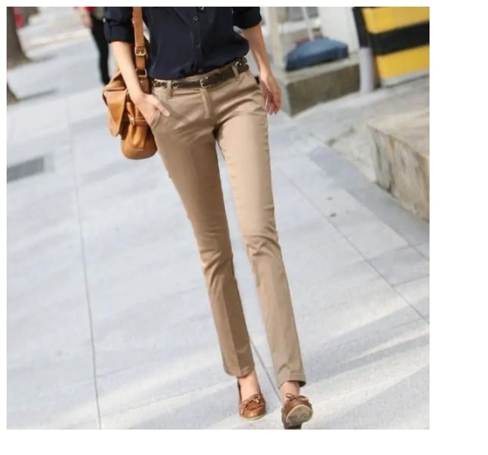 Khaki slacks store womens