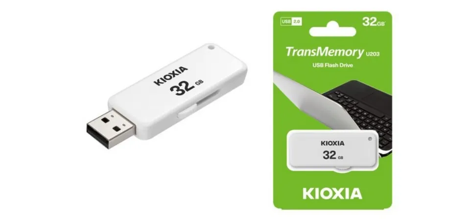 Kioxia Toshiba Flashdisk Transmemory 32GB(U203), 32GB, 64GB (U202