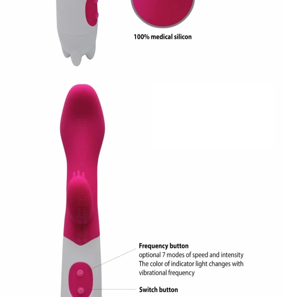 CONFIRM SYOK GILER) WJS Women Masturbator Electronic Dildo Vibrator  Silicone adult Sex Toys G spot Massager Female Climax G-spot Women Vagina  Dual Vibrating Stick Seks Toys Perempuan PINK [FREE RM50 VOUCHER] |