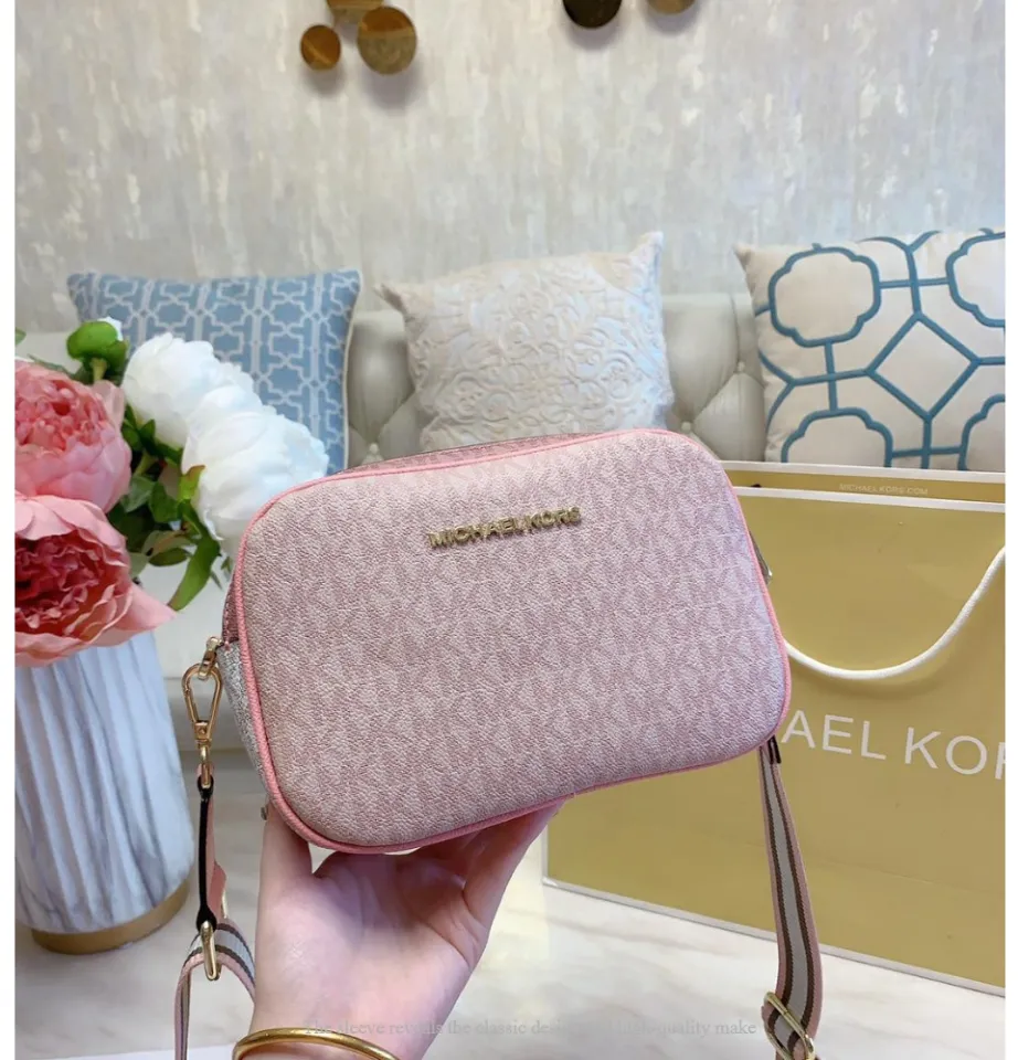 Mk pink shop sling bag