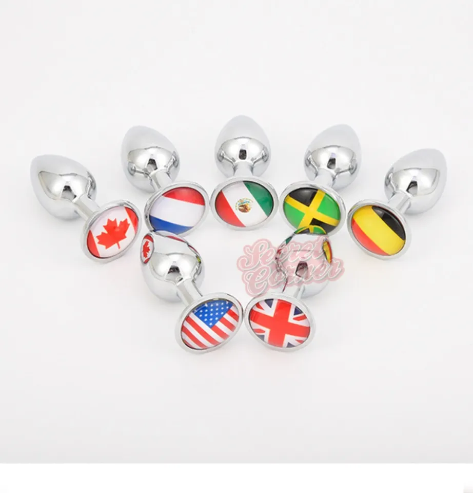 Secret Corner Stainless Mexico Flag Anal Plug Butt Plug Sex Toys for Women  Sex Toys for Men - Medium | Lazada PH