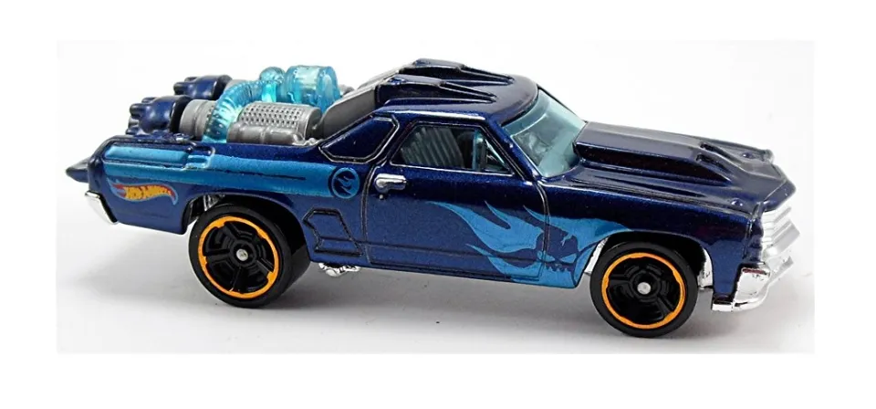 HOTWHEELS HOT WHEELS CUSTOM 71 EL CAMINO BIRU TREASURE HUNT HW OFF