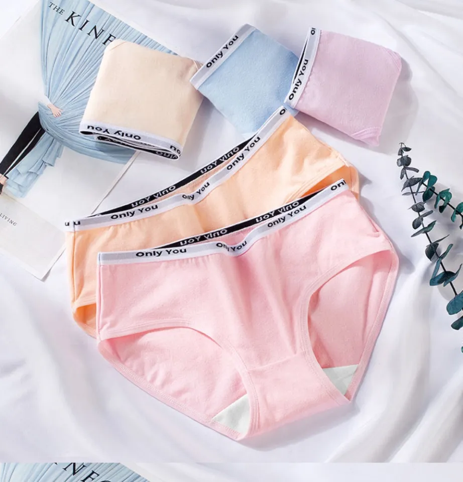 Cotton Panty Women's Solid Color Panties for Women Sexy Briefs Female  Underwear