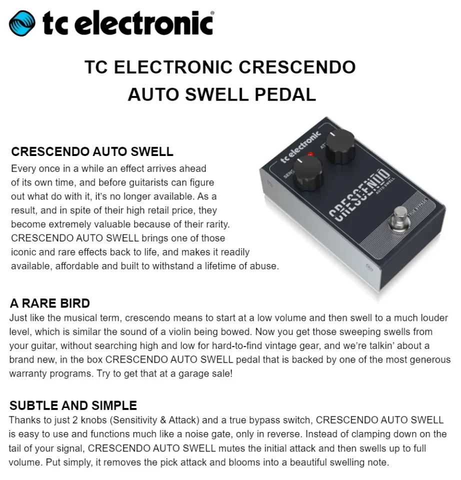 Tc deals electronics crescendo