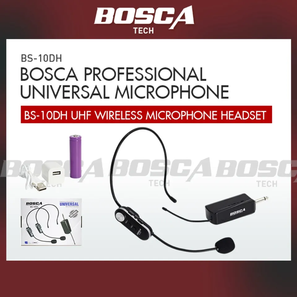 BOSCA Professional universal microphone BS 10DH UHF Wireless Lapel