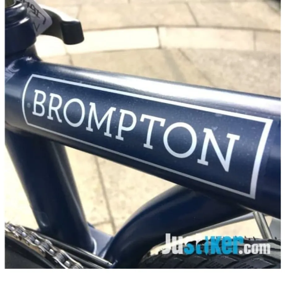 Sticker Sepeda Lipat Brompton Frame Sticker Sticker Brompton