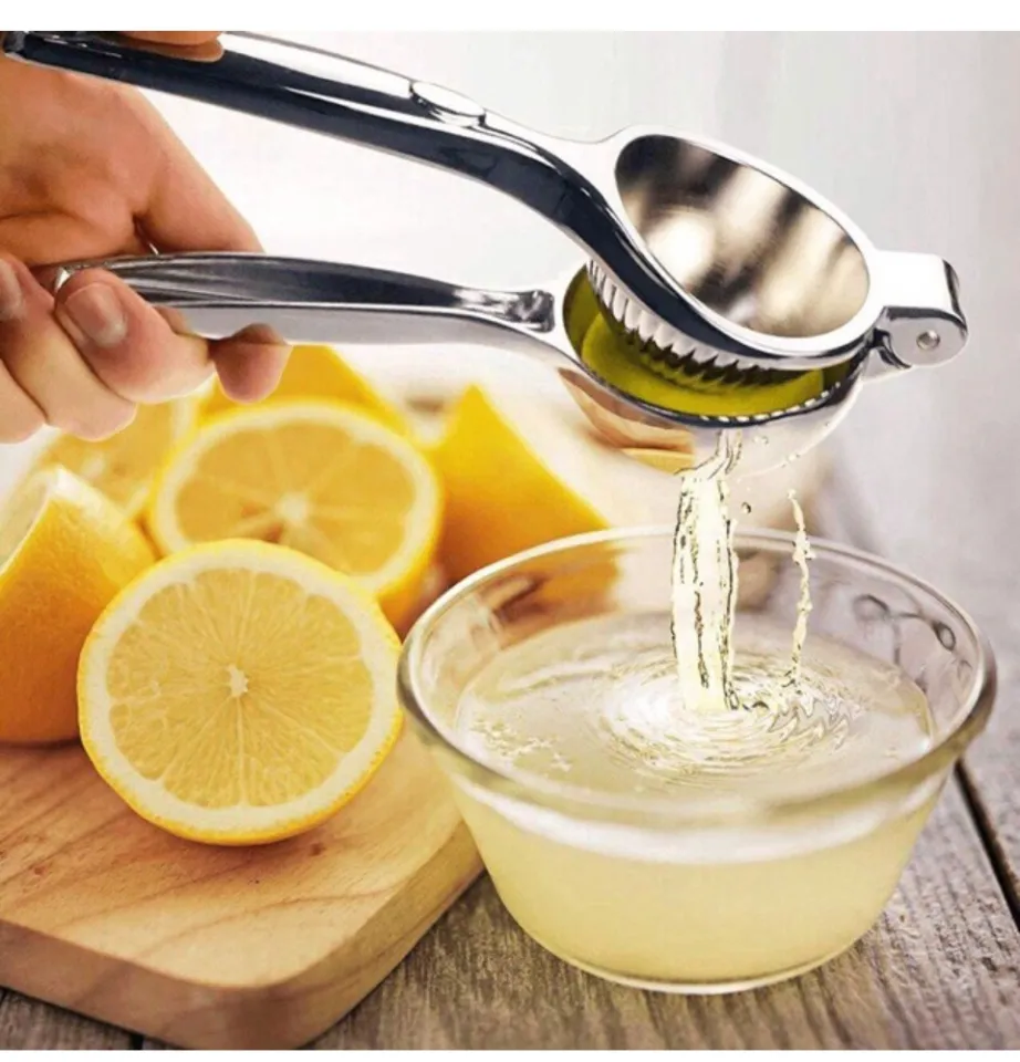 Stainless Steel Manual Lemon Clamp Juicer Squeeze Lemon Juice