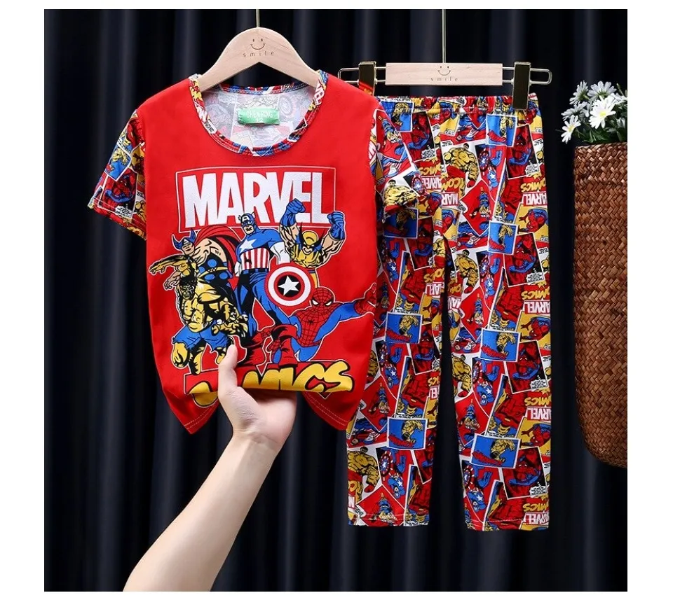 SM 6PCS Pair Assorted Bundle Terno Kids Boys Pajamas Sleepwear