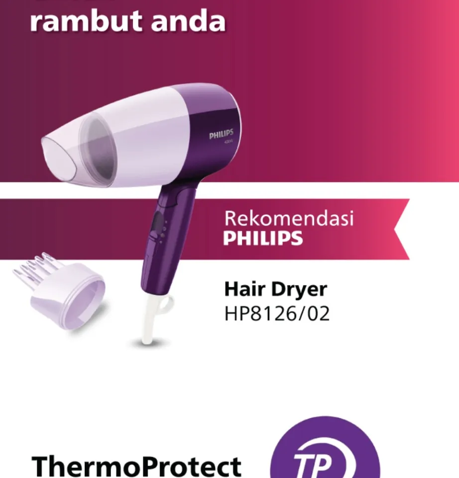 Philips Hair Dryer EssentialCare Pengering Rambut Melindungi