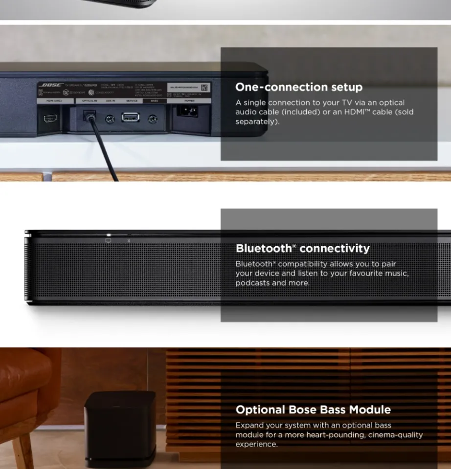 hdmi bose soundtouch 300 soundbar setup