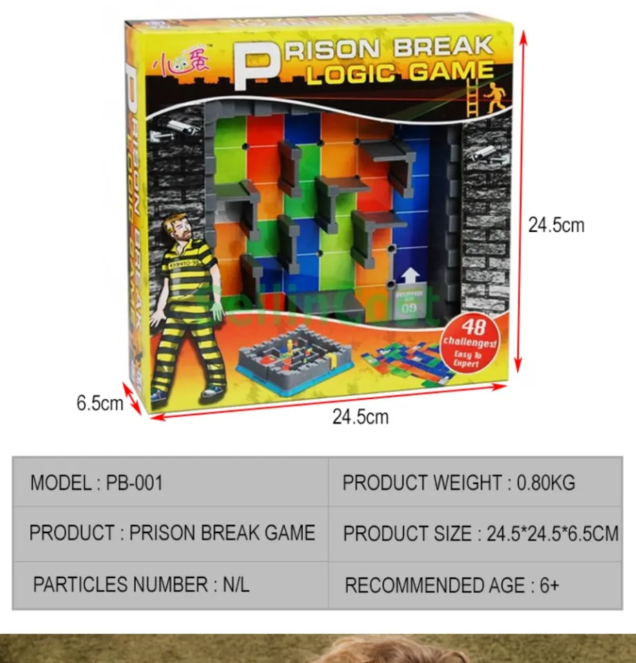 SellinCost 48 Challenges Prison Break IQ Enhancing Games Toy Educational  Smart IQ Toys Educational For Kids Brick Games Play Building Toys Kids Toys  Educational Game Toys Box PB-001 | Lazada