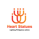 Heart Statues Lighting