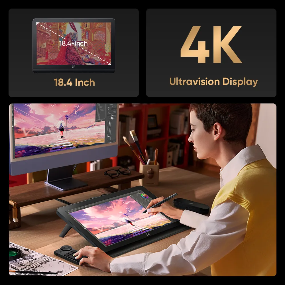 XPPen Artist Pro 19 (Gen 2) เมาส์ปากกา จอวาดรูป (4K) ขนาด 19 นิ้ว แรงกดปากกา 16,384 ระดับ