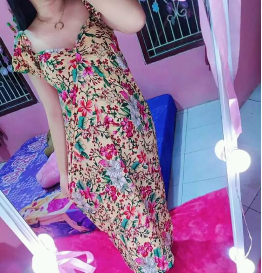 CANDA LONG DRESS/DASTER KERUT DADA/LONGDRESS KERUT KARET/DASTER BALI MOTIF  BUNGA TERLARIS/DASTER SEXY/DASTER MODIS MURAH/DASTER KEKINIAN TERBARU/BAJU  DASTER MENYUSUI/DRESS KERUT DADA BISA COD BAYAR DITEMPAT | Lazada Indonesia