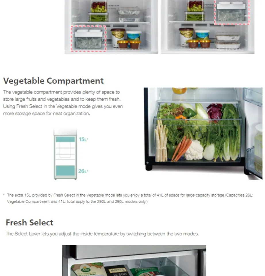 HITACHI R-H240P7MS (BRILLIANT BLACK)(BRILLIANT SILVER) 203L 2 DOOR