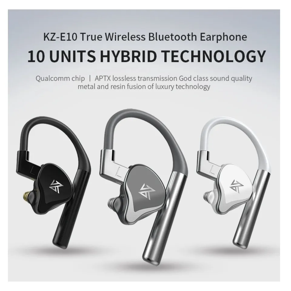 KZ E10 TWS APTX 4BA+1DD Hybrid Technology True Wireless Stereo