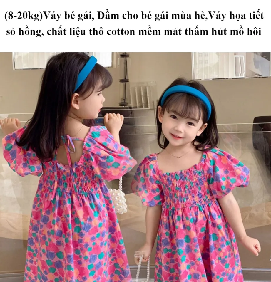 Quần áo trẻ em cô gái nước ngoài ăn mặc mùa hè trẻ em cô bé váy 0-1-3 tuổi  nữ bé mùa hè công chúa váy 2 | Nghiện Shopping | Đặt
