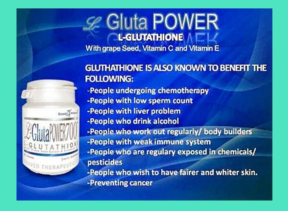 Royale L Gluta Power 700 with Glutathione Grape Seed Extract and Vitamin C  and E