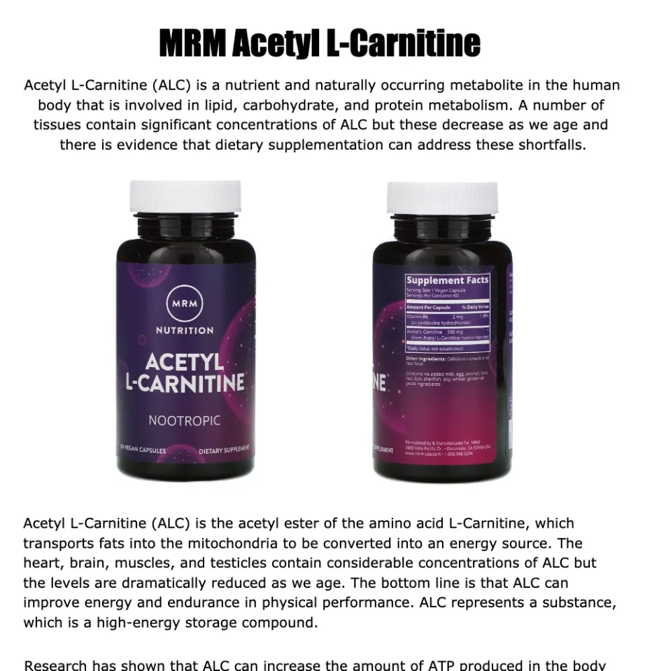 mrm acetyl l carnitine L-Carnitine | Buy Henry Blooms Acetyl L