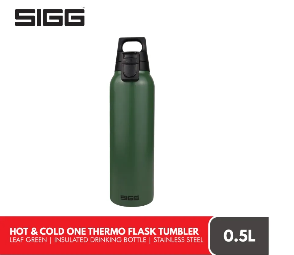 SIGG Hot Cold ONE Thermo Flask Tumbler Leaf Green Vacuum