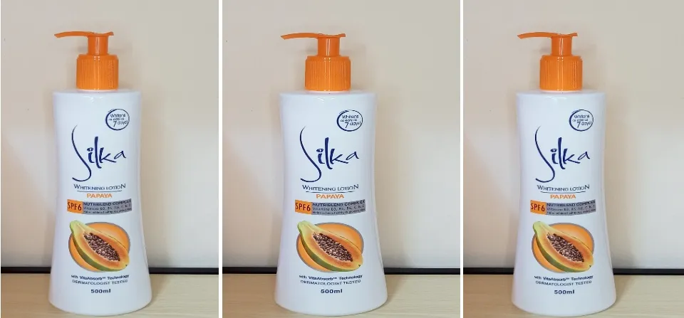 SILKA WHITENING LOTION PAPAYA 500 ML | Lazada PH