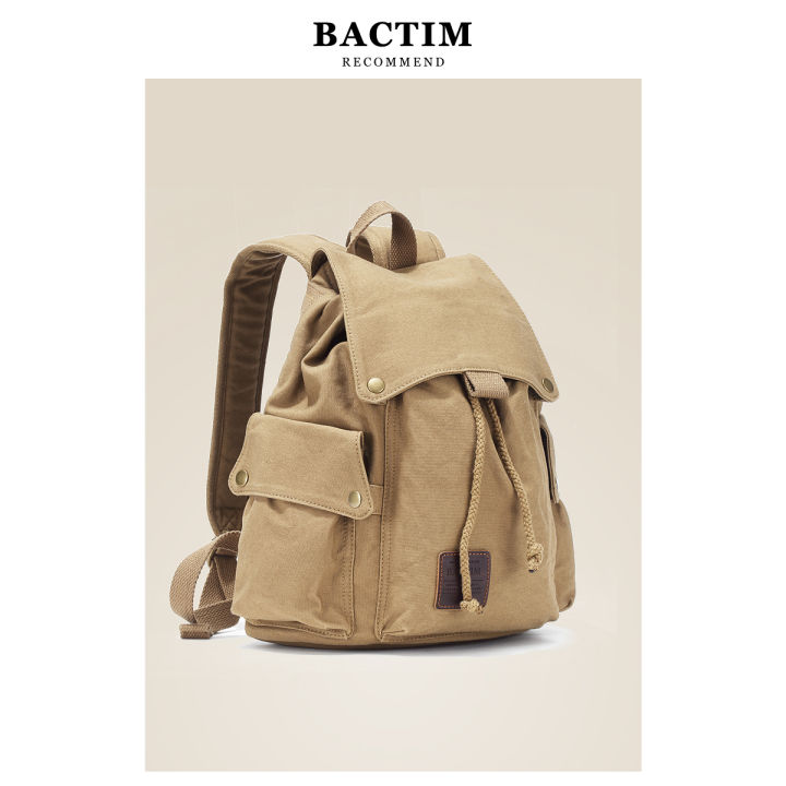 Backpack Women s Summer Travel Bag Canvas Bag Backpack 2024 New Fashion Trendy Simple Bag College Students Bag