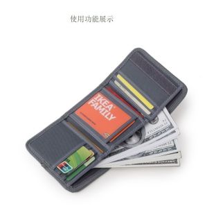 Multi-Functional Outdoor Sports Wallet for Men and Women Nylon Tactical Student Canvas Wallet with Card Holder and Change Seat Pocket