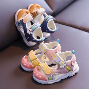 Baby Shoes 1-6 Years Old Summer Toe Box Soft Bottom Toddler Shoes Childrens Little Girls Shoes Baby Boy Sandals 0-2 Years Old