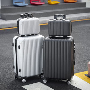 กระเป๋าเดินทาง INS กล่องรหัสแบบลากสำหรับผู้หญิงกล่องแม่ลูกสำหรับนักเรียนขนาดเล็ก20นิ้วกระเป๋าเดินทางขึ้นเครื่องหนังแข็งแรงทนทาน