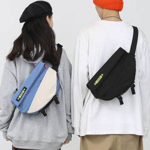 Cool Street Style Mens Crossbody Bag Student Shoulder Bag Hip Hop Trendy Chest Bag Nylon Material Sport Scene Youth Backpack