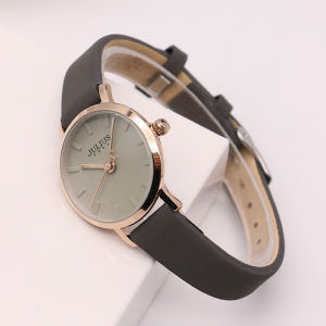 Đồng Hồ Đeo Tay Nữ Julius Thời Trang Phong Cách Hàn Quốc Đơn Giản Thanh Lịch Ngày Và Đêm Với Dây Đeo Bằng Da Thật