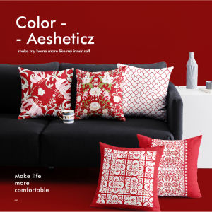 หมอนกอดในห้องแต่งงานสีแดงเบาะอิงสำหรับงานแต่งงานหรูหราเบาๆสไตล์จีนหมอนพิงโซฟาห้องนั่งเล่นหมอนรองเอวสำหรับหน้าต่างเบย์หมอนห้องตัวอย่าง