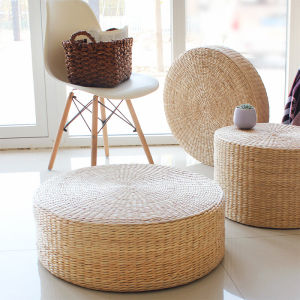 Thickened Floor Tatami Grass Mat Tea Ceremony Zazen Yoga Zen Study Kneeling Buddha Pad Wicker Weaving Window Seat Lotus Pad