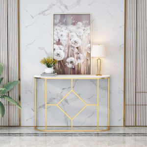 Simple and Light Luxury Entrance Foyer Corridor Console Tables Decorative Strip Table Chinese Style Entrance Cabinet Heating Radiator Table Display Stand